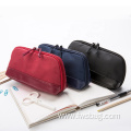 Good Quality Multi-function Makeup Pencil Bag Handle Cute Canvas Pencil Case